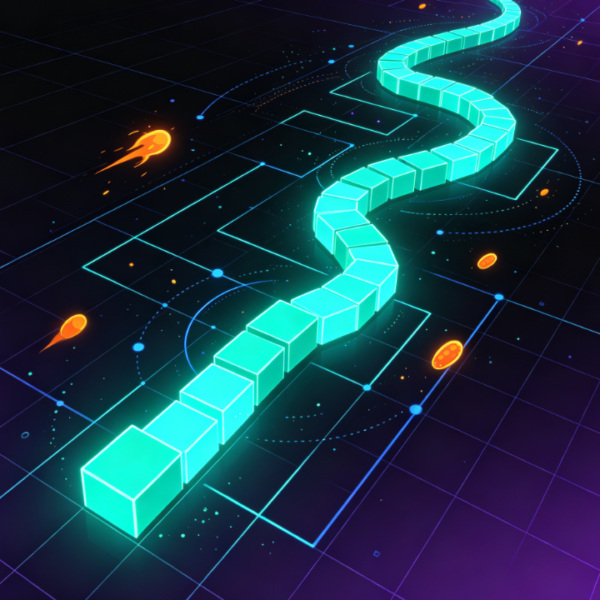 Cyber Block Snake Offline Puzzle Game
