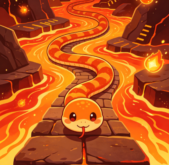 Lava Dungeon Snake A Thrilling Adventure Game