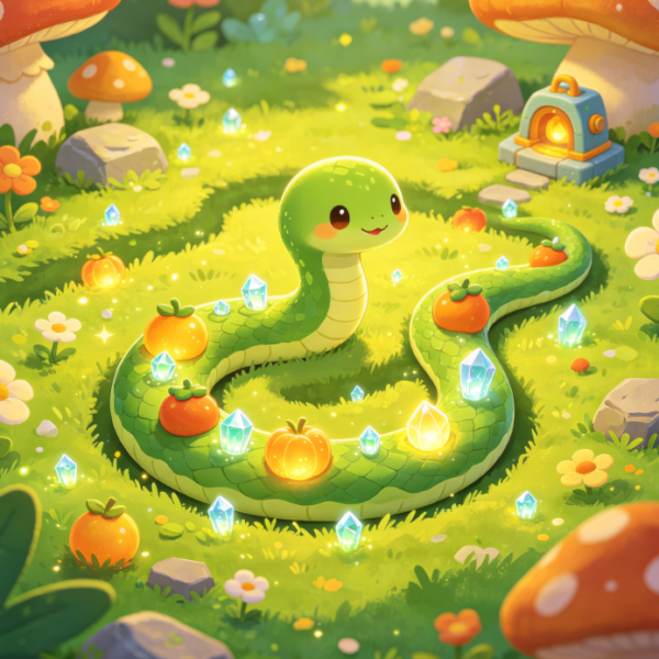 Green Forest Snake A Casual Puzzle Game