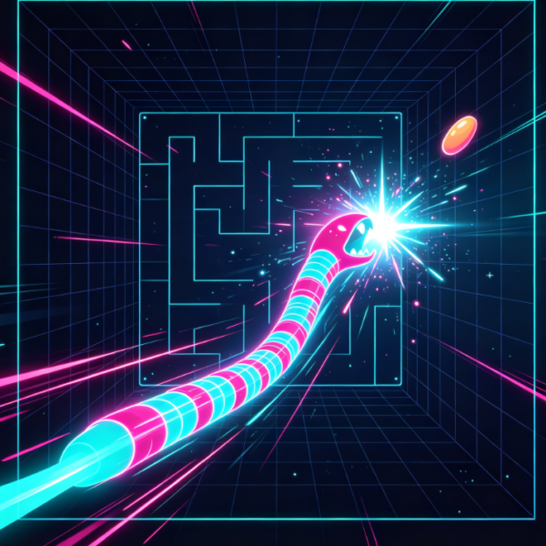 Interstellar Planet Snake Space Adventure Game