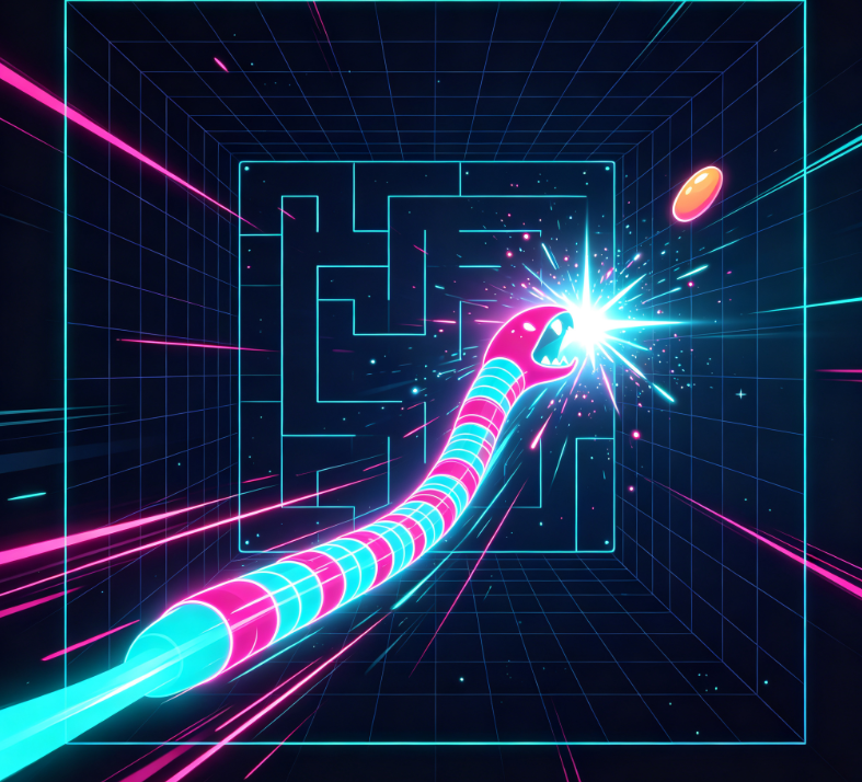 Interstellar Planet Snake Space Adventure Game