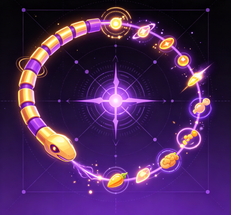 Star Ring Compass Snake Casual Adventure Game